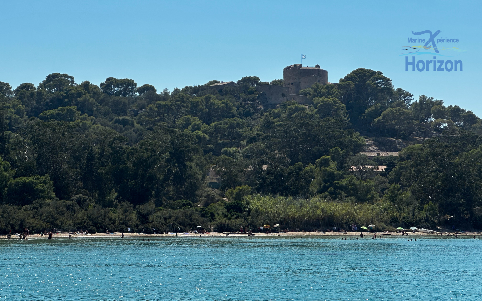 marine expérience horizon, excursion en mer, balade en mer ile de Porquerolles, ile des embiez, ile du var